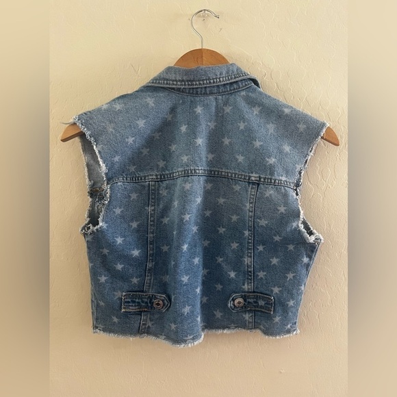 Girls ZARA Demin Vest sz 8-9 - Picture 4 of 5